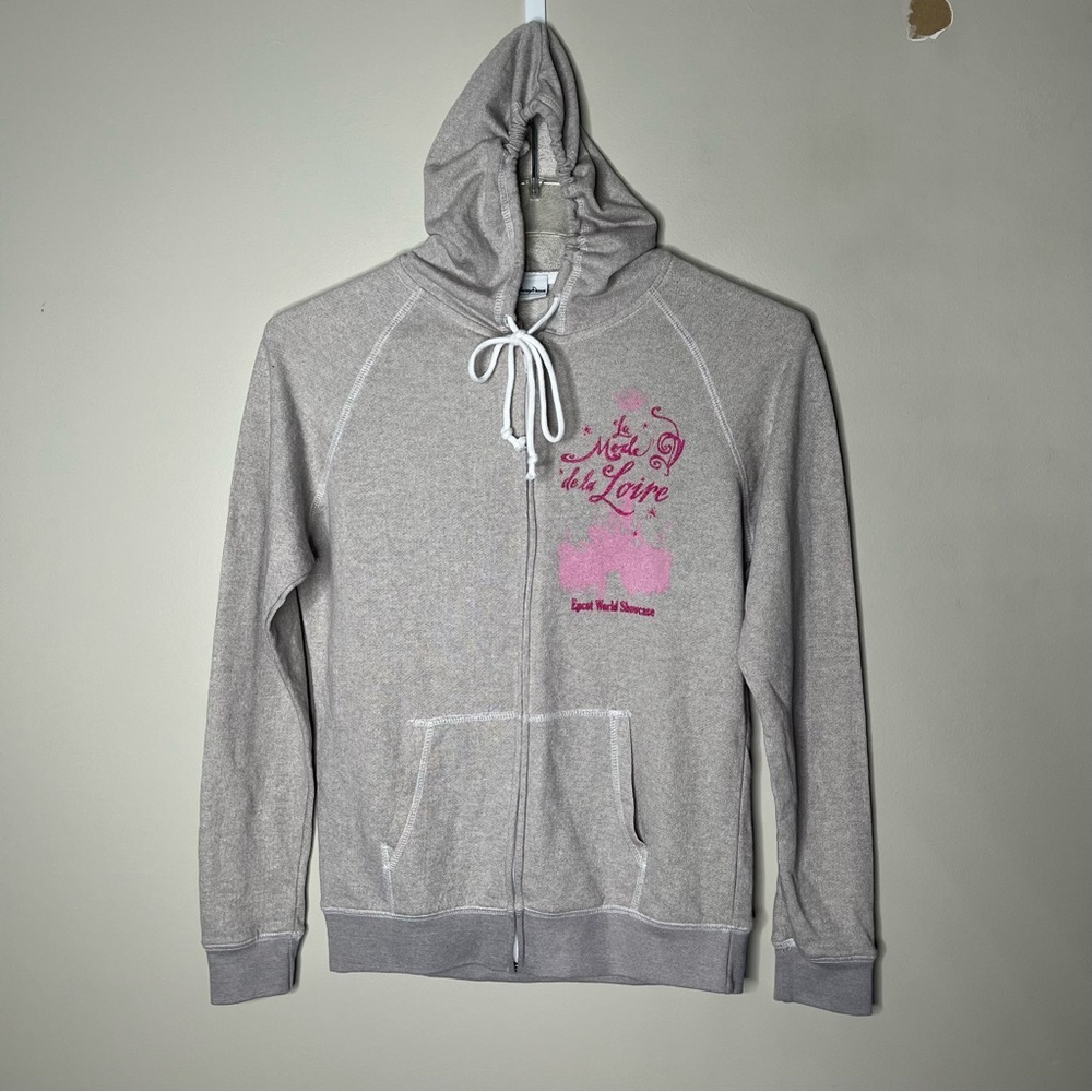 Disney Parks Women’s Zip Up Light Long Sleeve Hoodie With Pockets SZ M